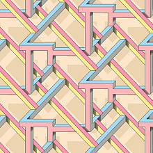 Жёлто-розовые обои Loymina Lemonade LM10 007